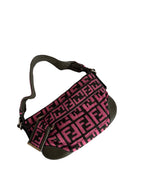 Fendi Zucca one belt knit wool pink