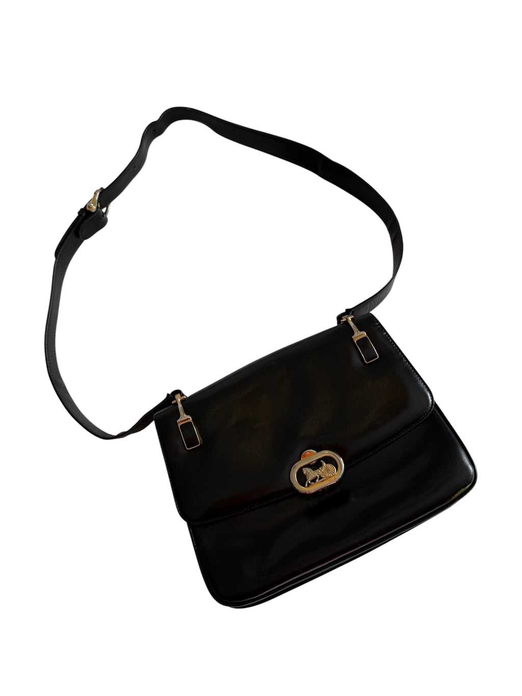Céline Triomphe black handbag