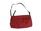 Prada red nylon mini bag