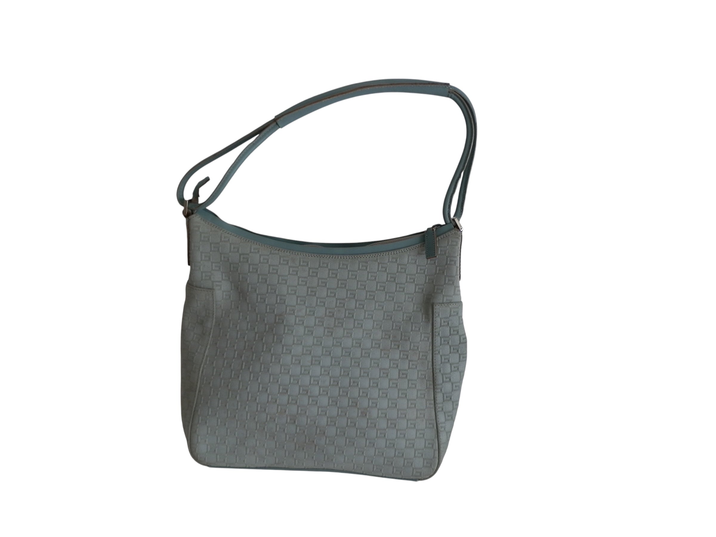 Gucci suede shoulder bag