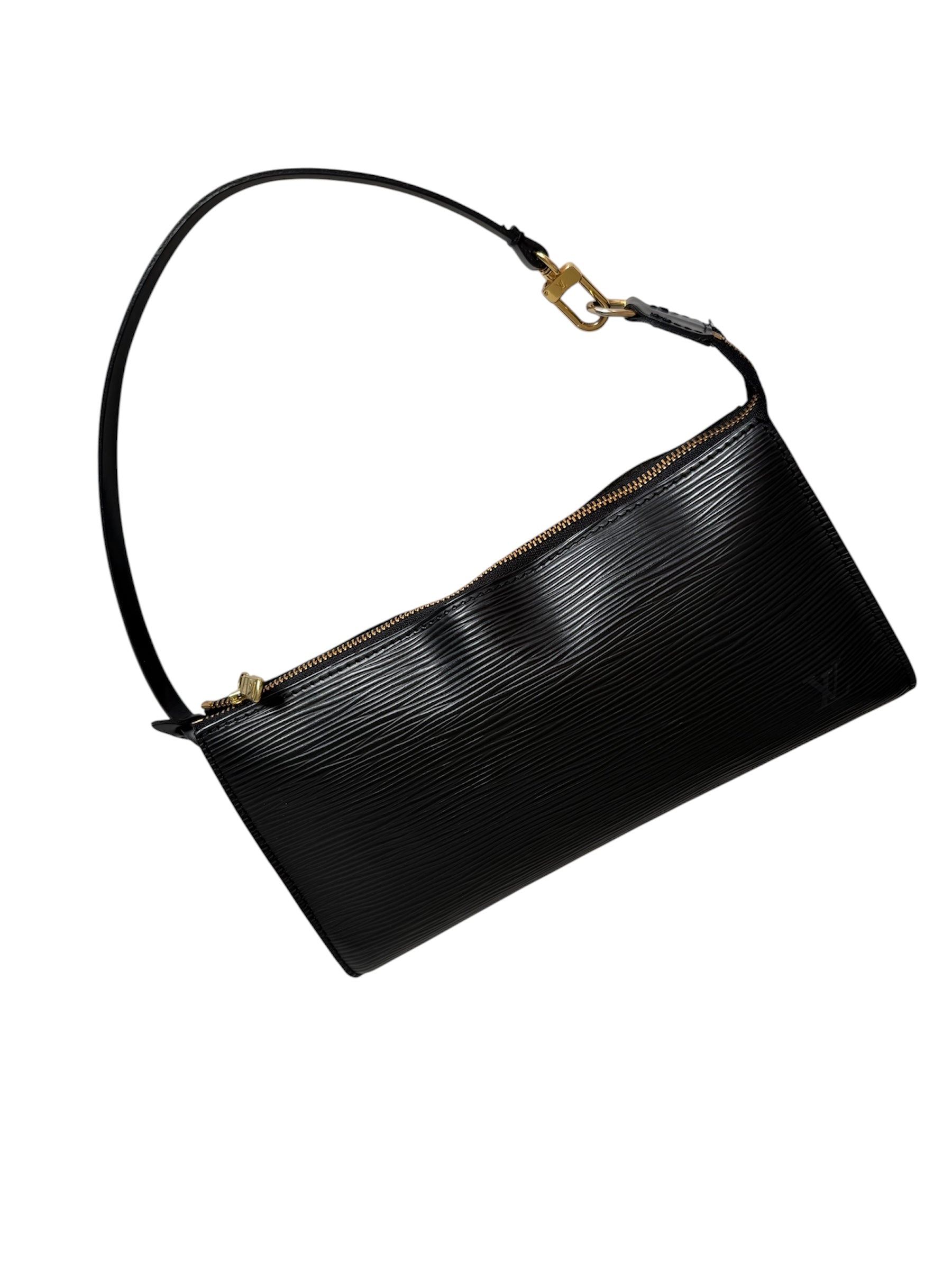 Louis Vuitton Epi pochette black