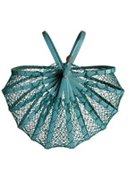 Fishing net bamboo bag 1960s