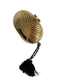 Gold purse metal oval