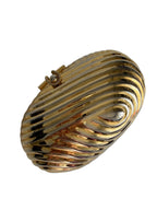 Gold clutch 80s tassels