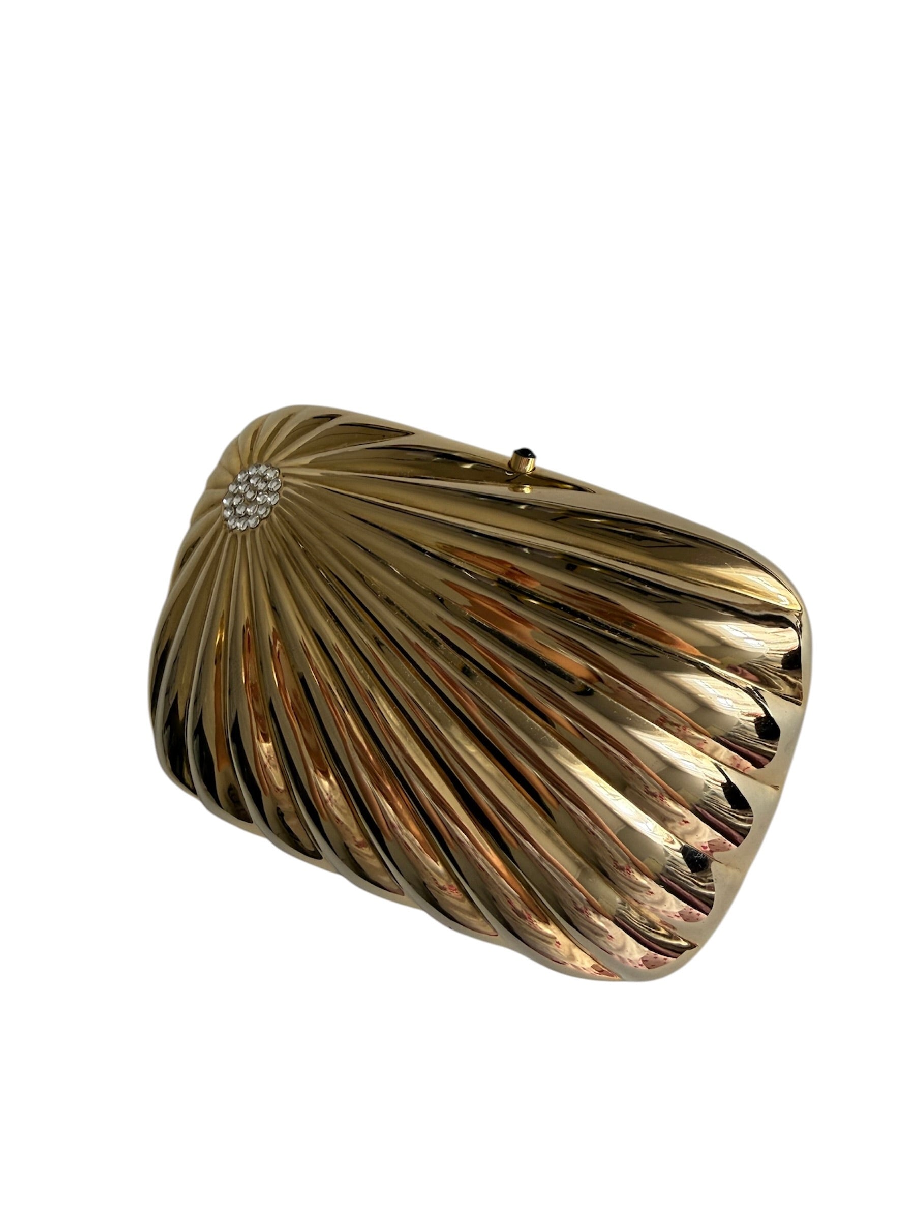 Clutch gold vintage strass
