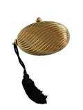 Gold clutch egg 70/80s tassel
