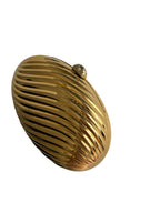 Gold vintage egg clutch tassels