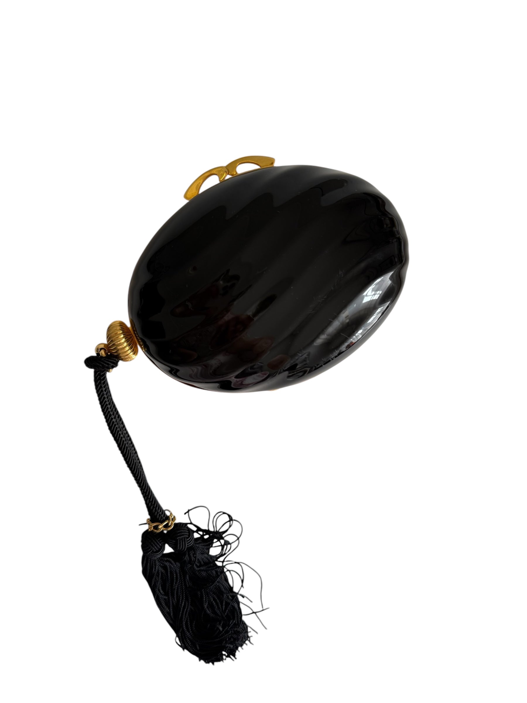 Vintage back clutch tassel