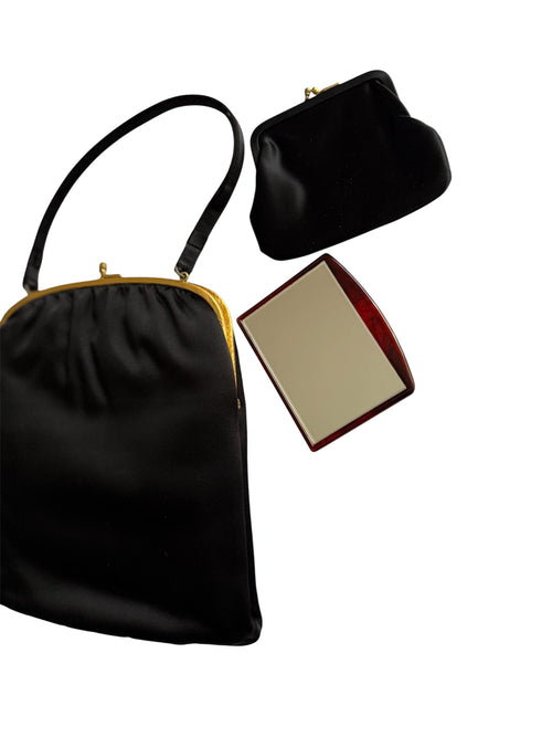 Coblentz black vintage pochette 60s