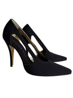 Heels satin black