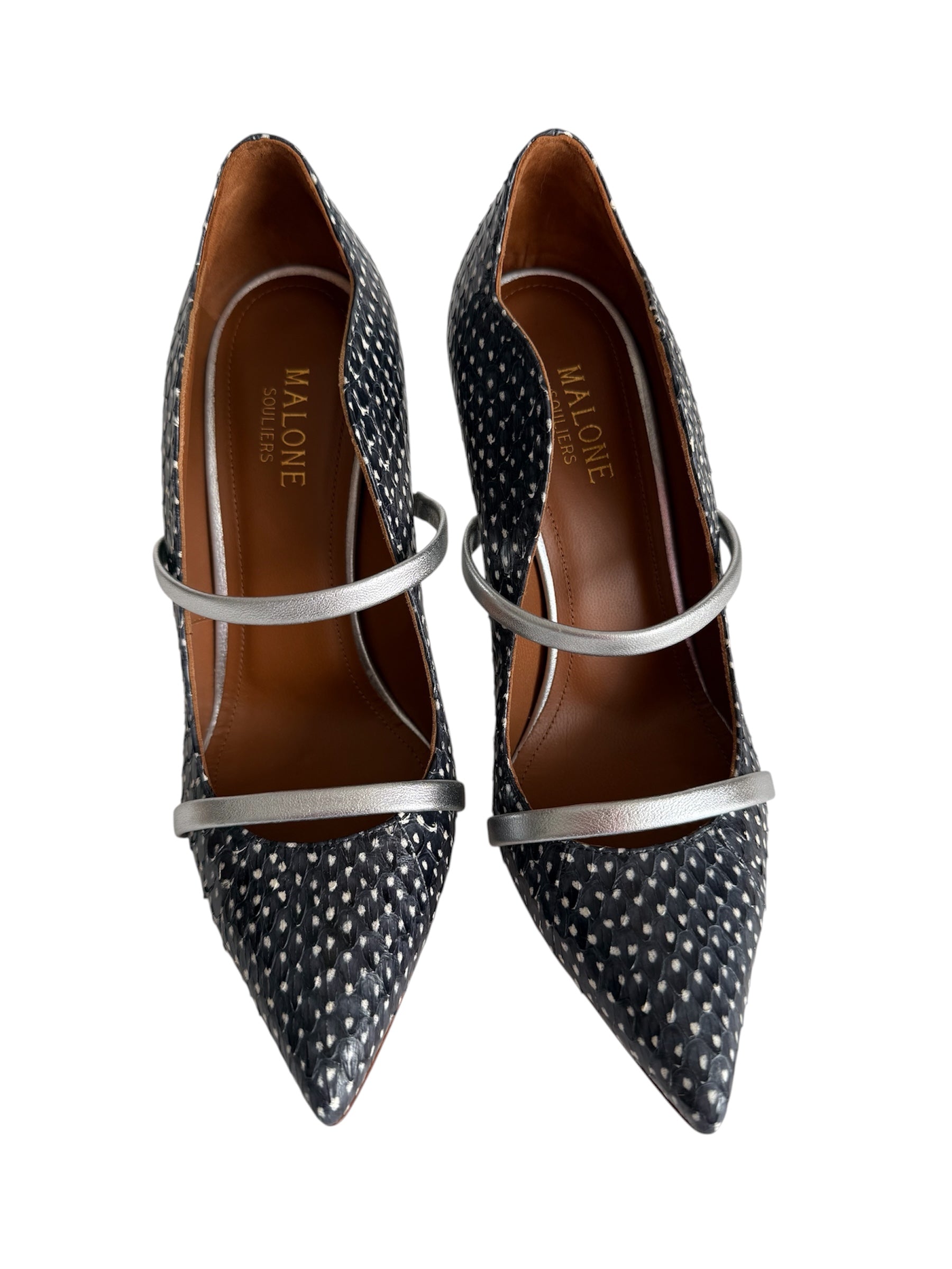 Malone Souliers snake heels