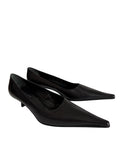 Pointed toe pumps with heel