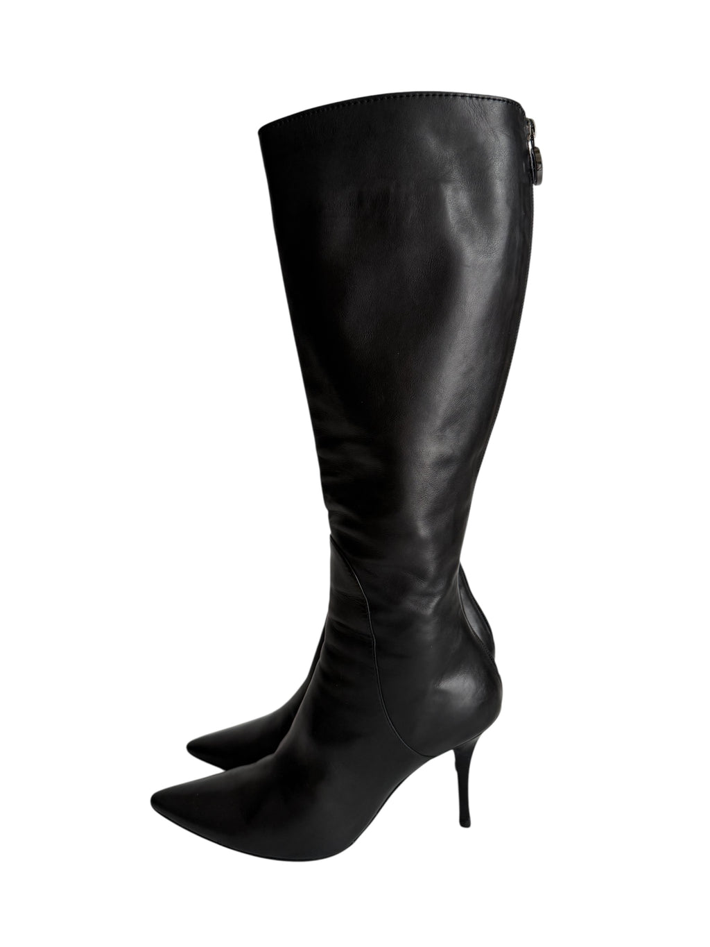 Giorgio Armani black leather boots