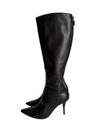 Giorgio Armani black leather boots