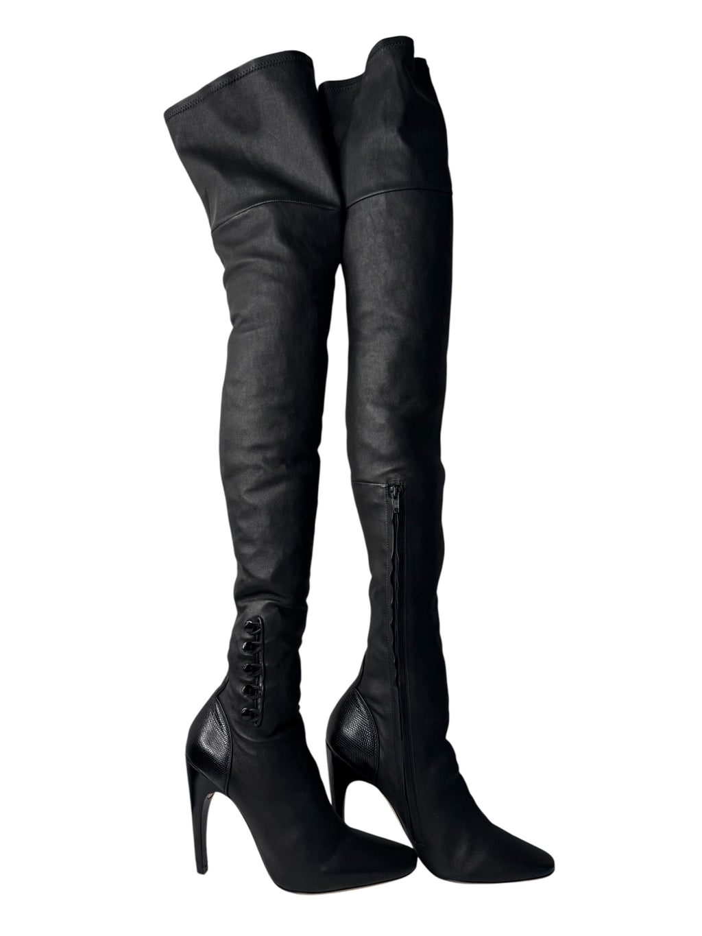 Nina Ricci F/W 2017 over knee boots
