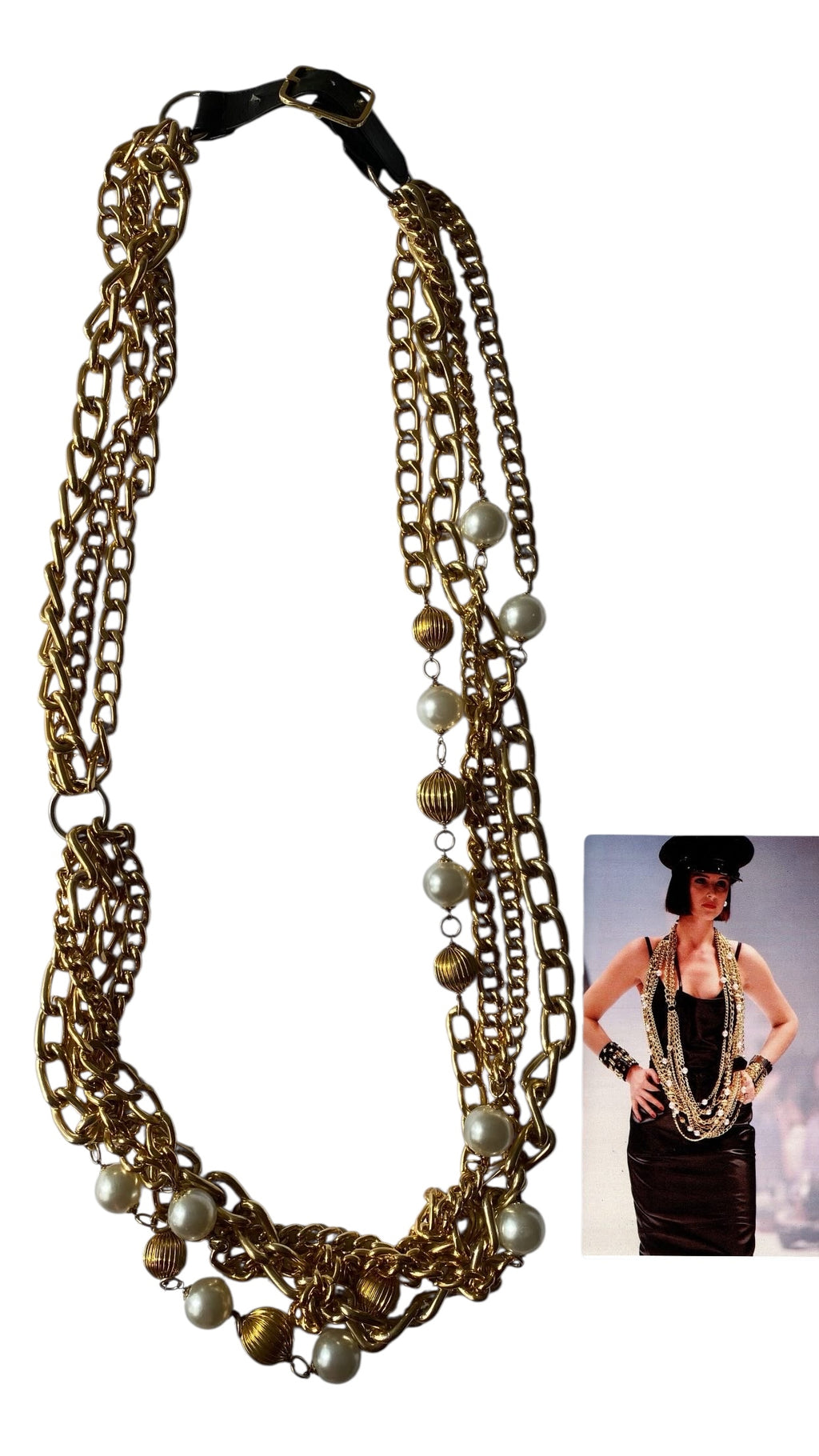 Moschino F/W 1986 necklace