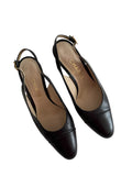 Chanel classic black heels