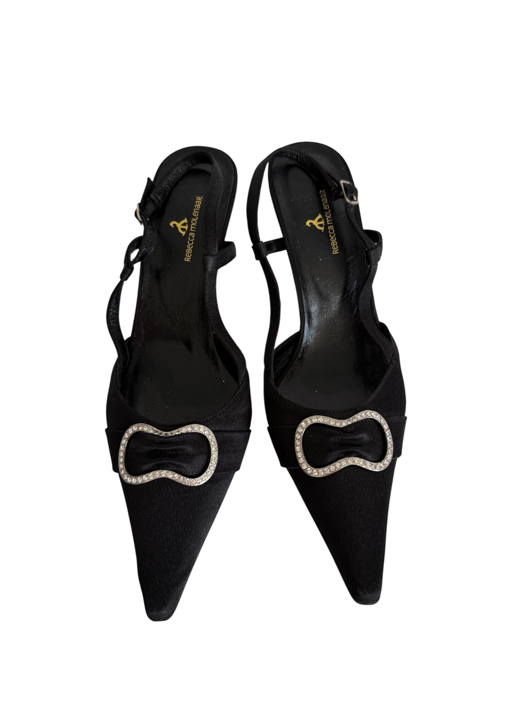 Satin slingback vintage