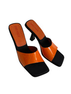 90s orange heels