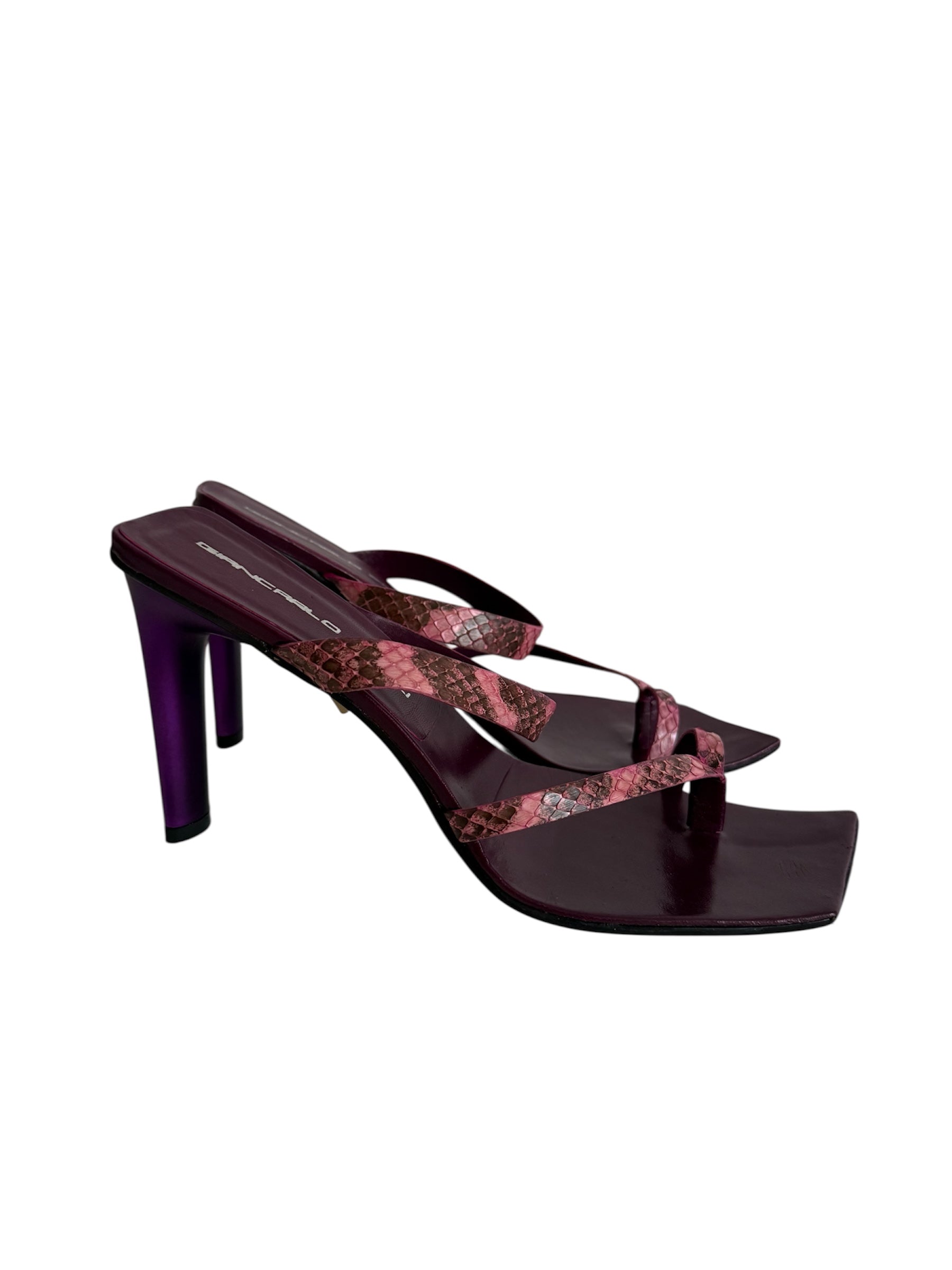 Vintage summer 90s heels sandals