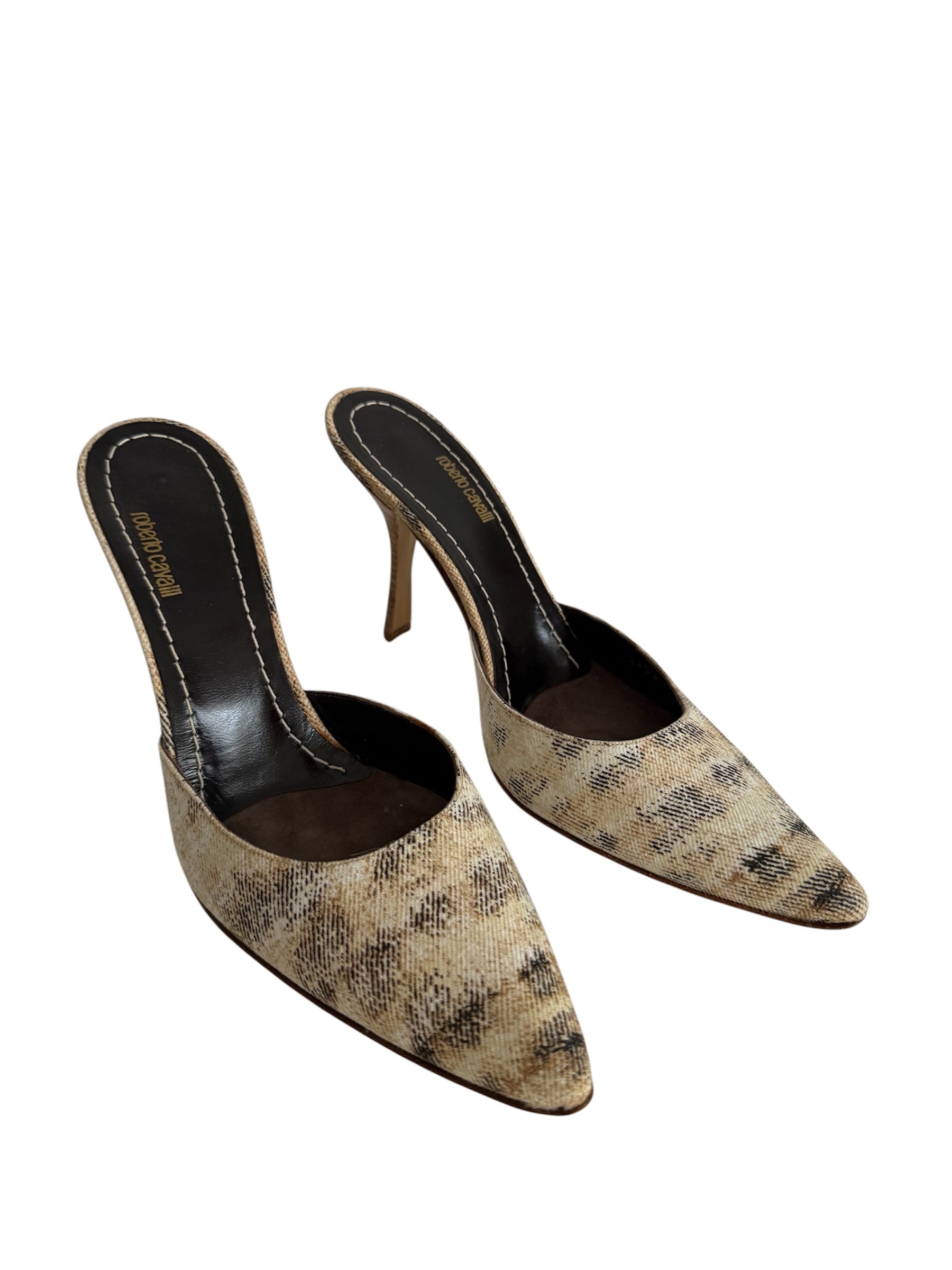 Roberto Cavalli tela mules S/S 2002