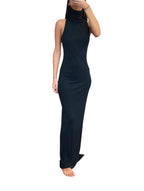 La Perla 90s maxi black dress