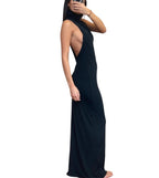 La Perla 90s maxi black dress