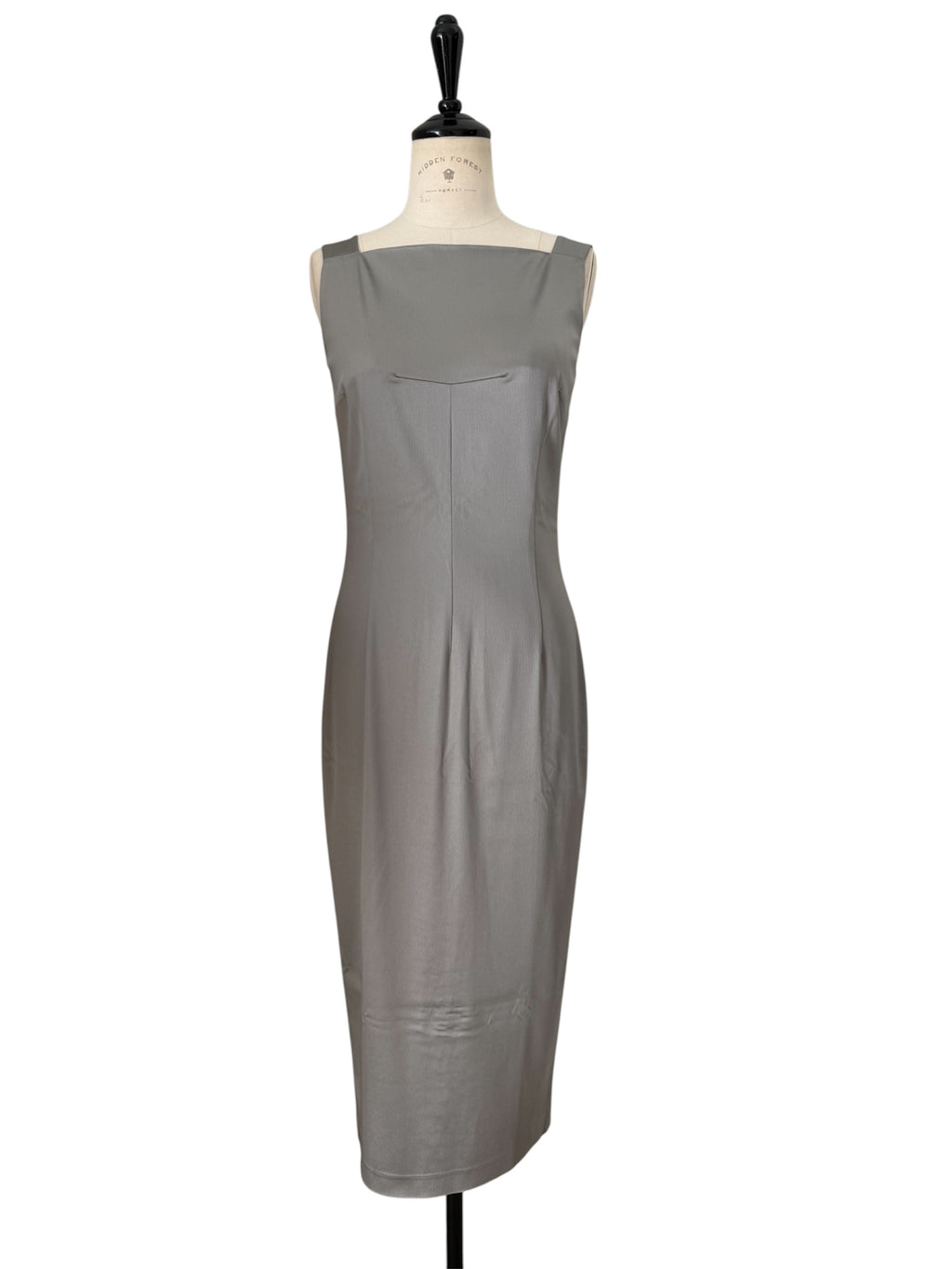 Dolce & Gabbana silver midi dress