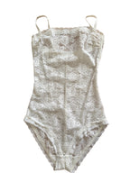 90s white lace bodysuit La Perla