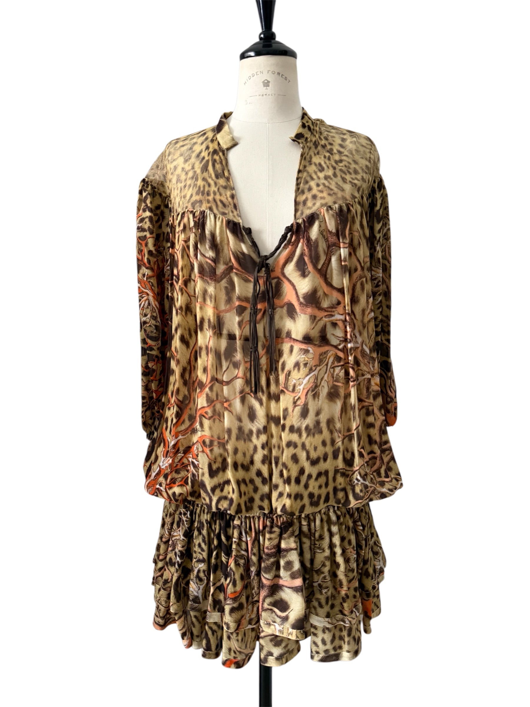 Roberto Cavalli S/S 2005 Runway dress leopard