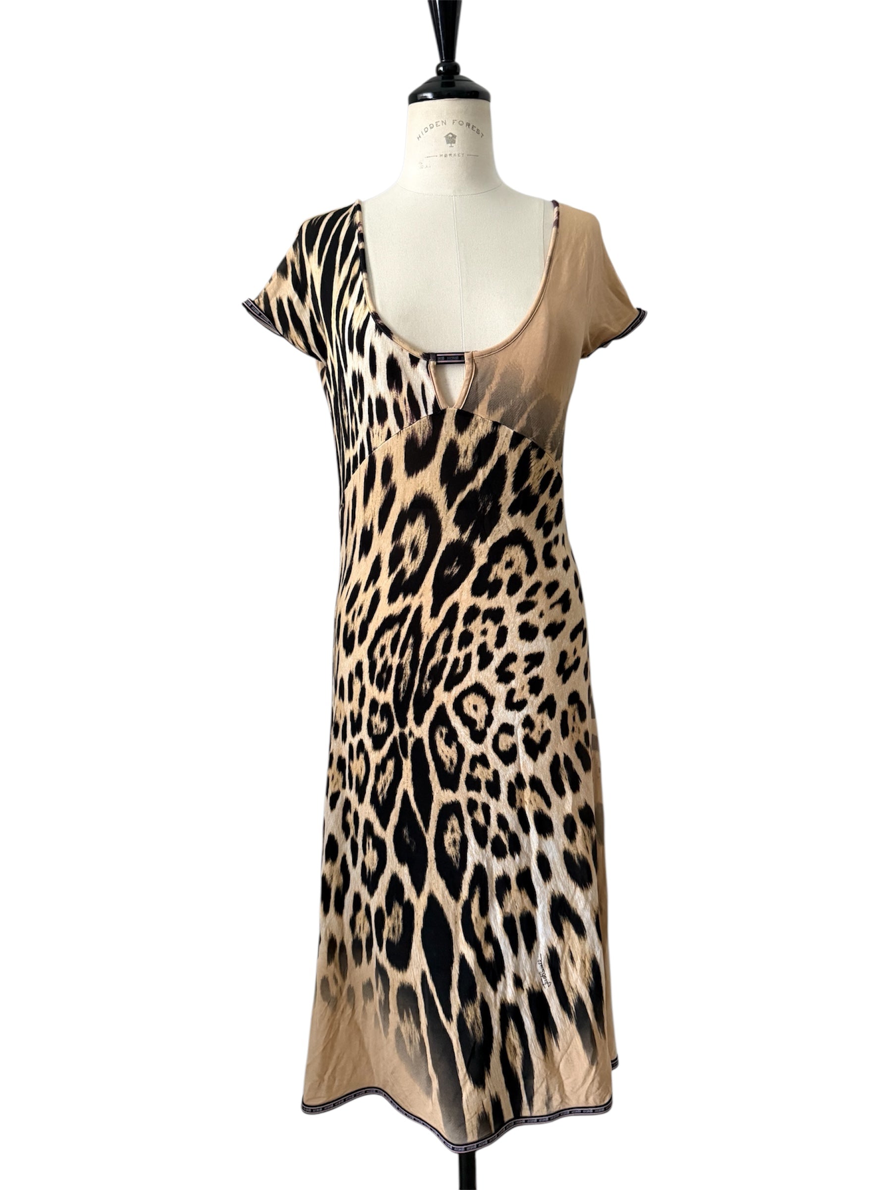 Just Cavalli Leo print dress circa 2005