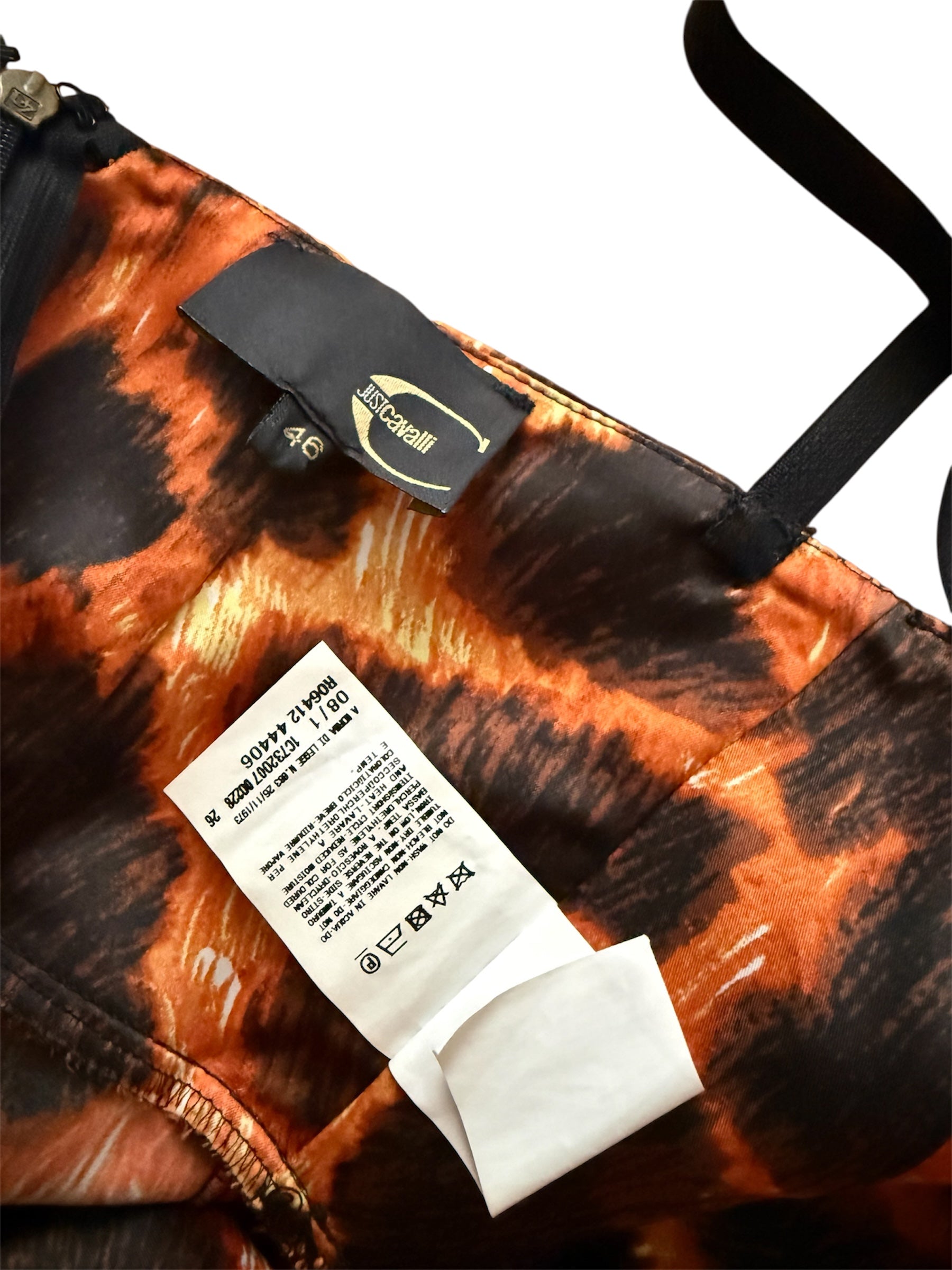 Just Cavalli S/S 2008 knee-length Leo dress