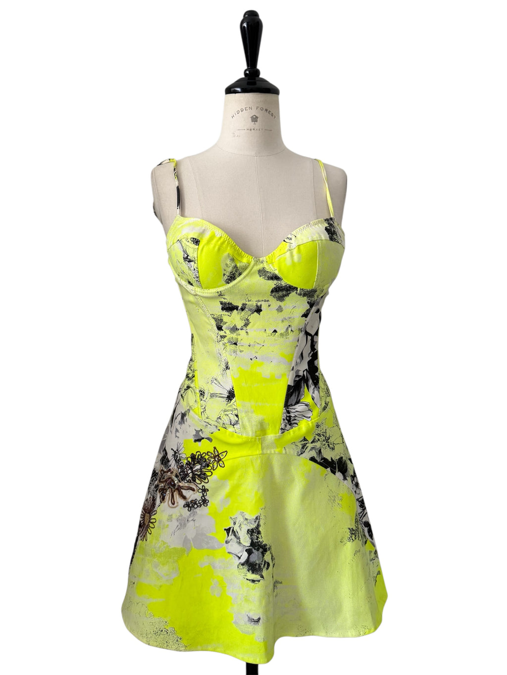 Just Cavalli fluo mini dress early 2000s
