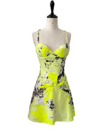 Just Cavalli fluo mini dress early 2000s