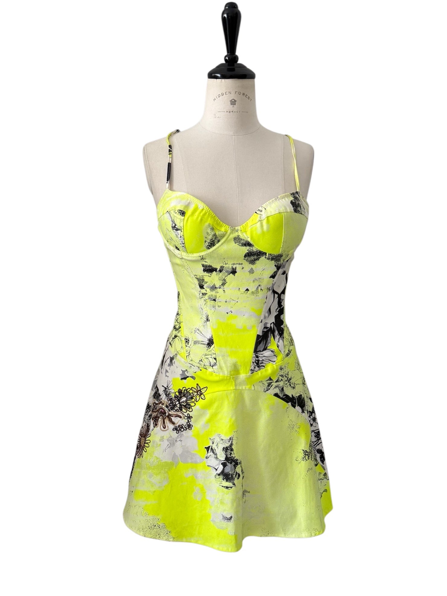 Just Cavalli fluo mini dress early 2000s