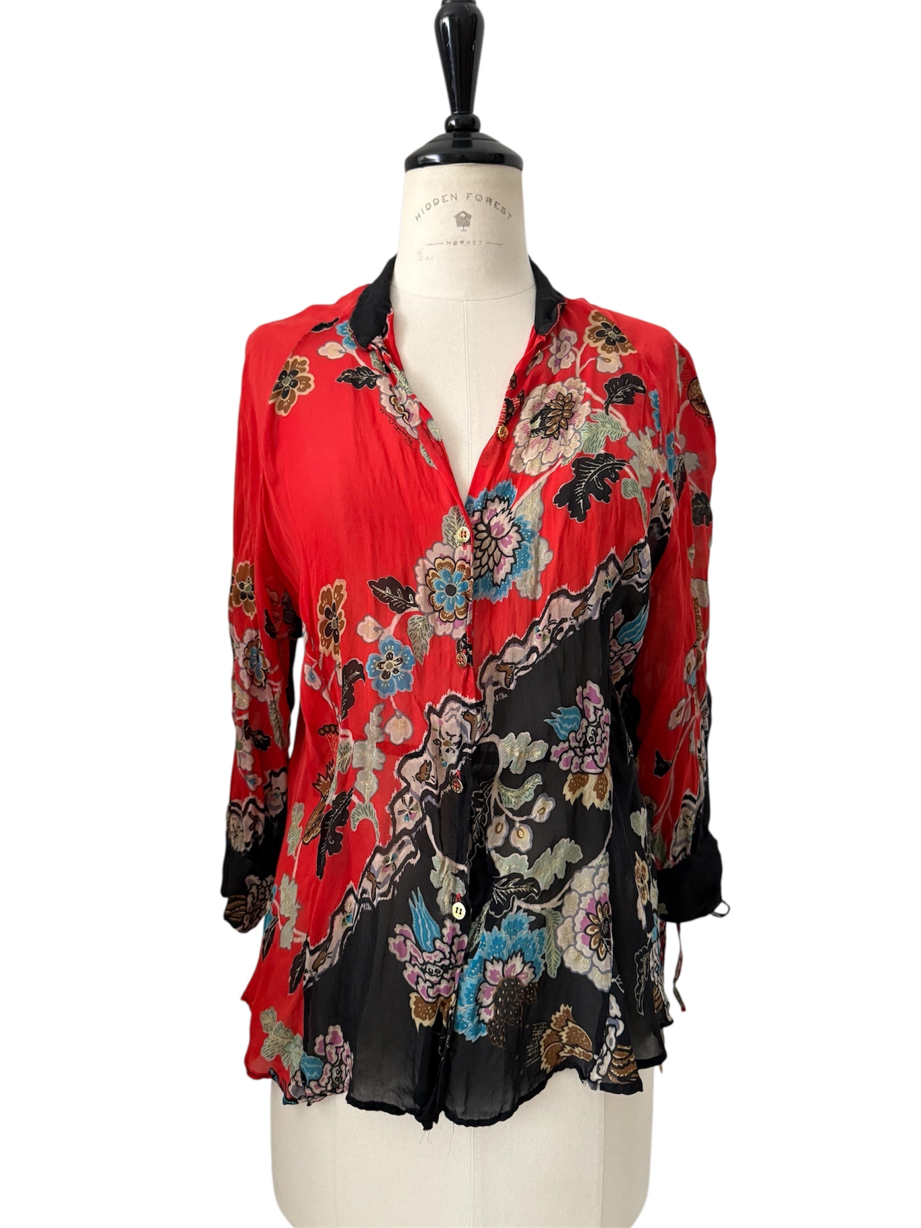 Roberto Cavalli silk shirt S/S 2003