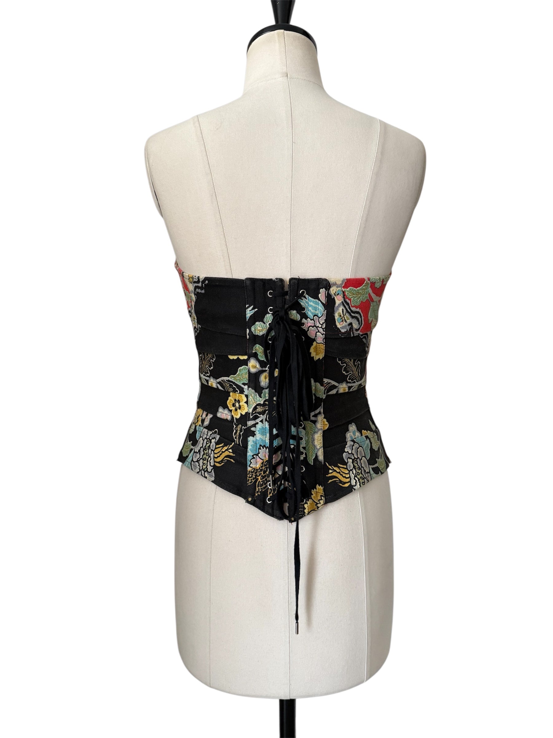 Roberto Cavalli rare bustier corset S/S 2003