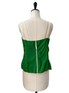 Vintage floral bustier top D&g