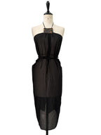 Alberta Ferretti silk black dress