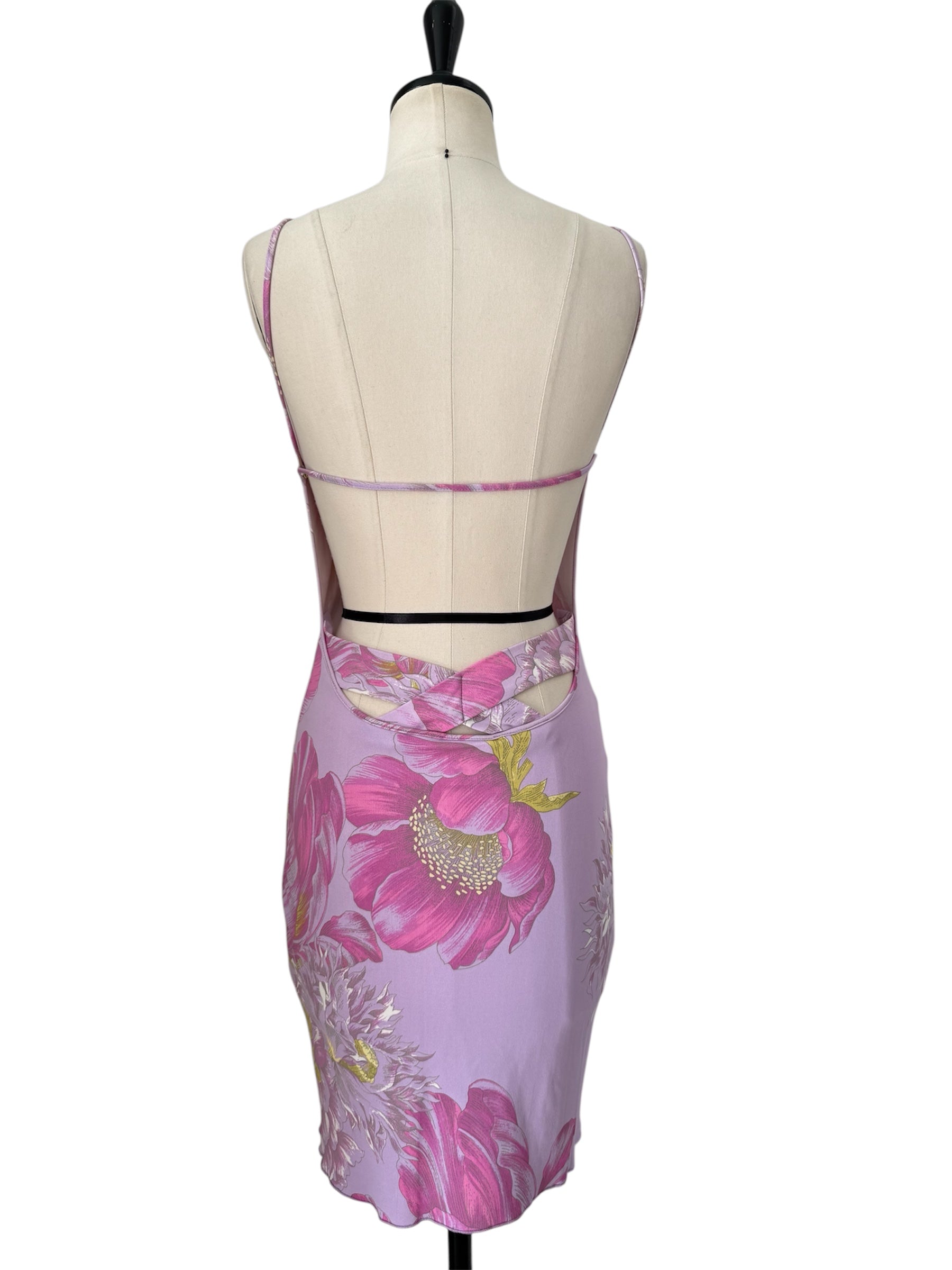 Gianfranco Ferré purple dress 90s