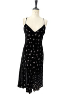 Blumarine velvet love heart dress