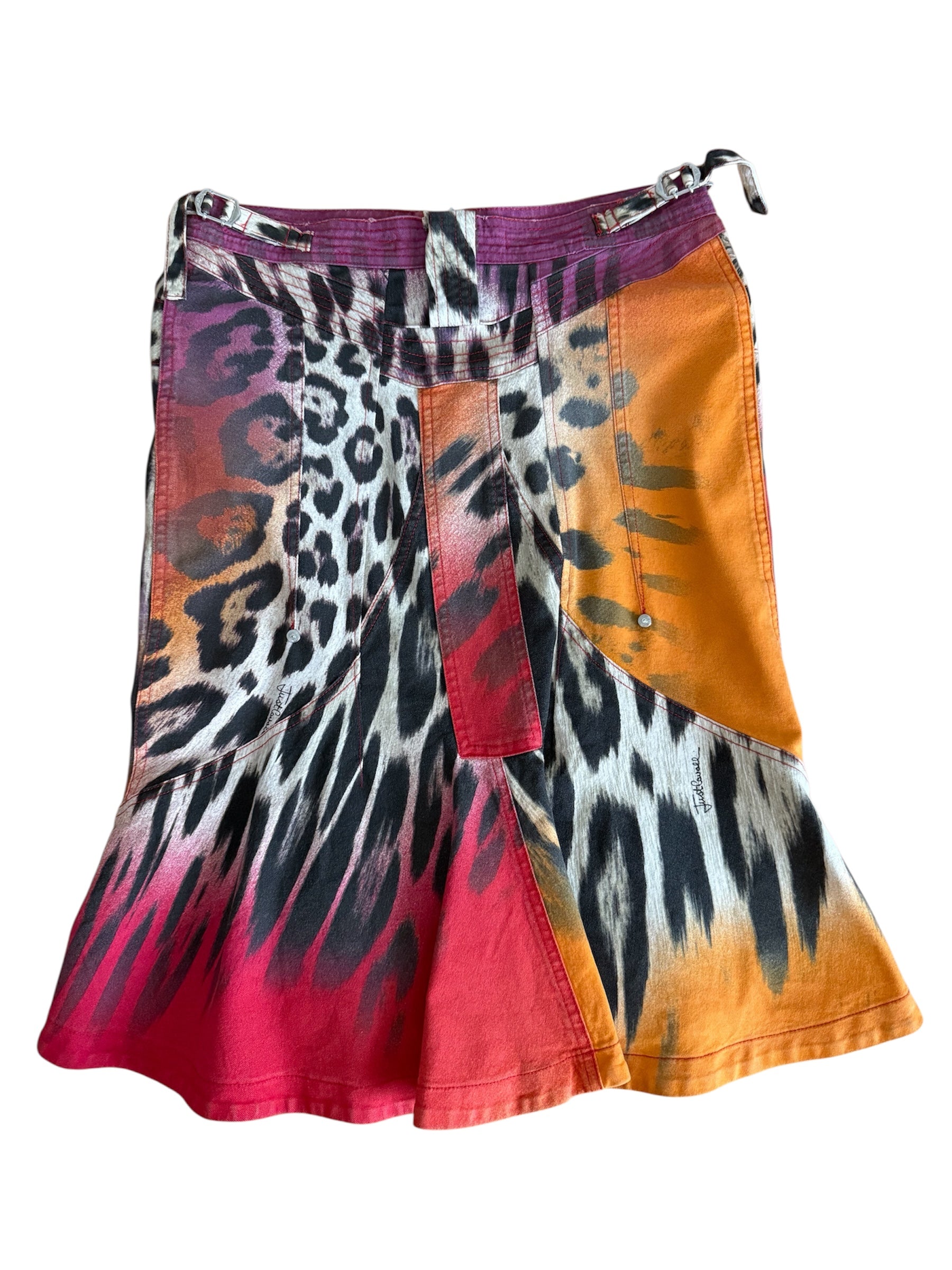 Just Cavalli F/W 2005 colorful leo skirt
