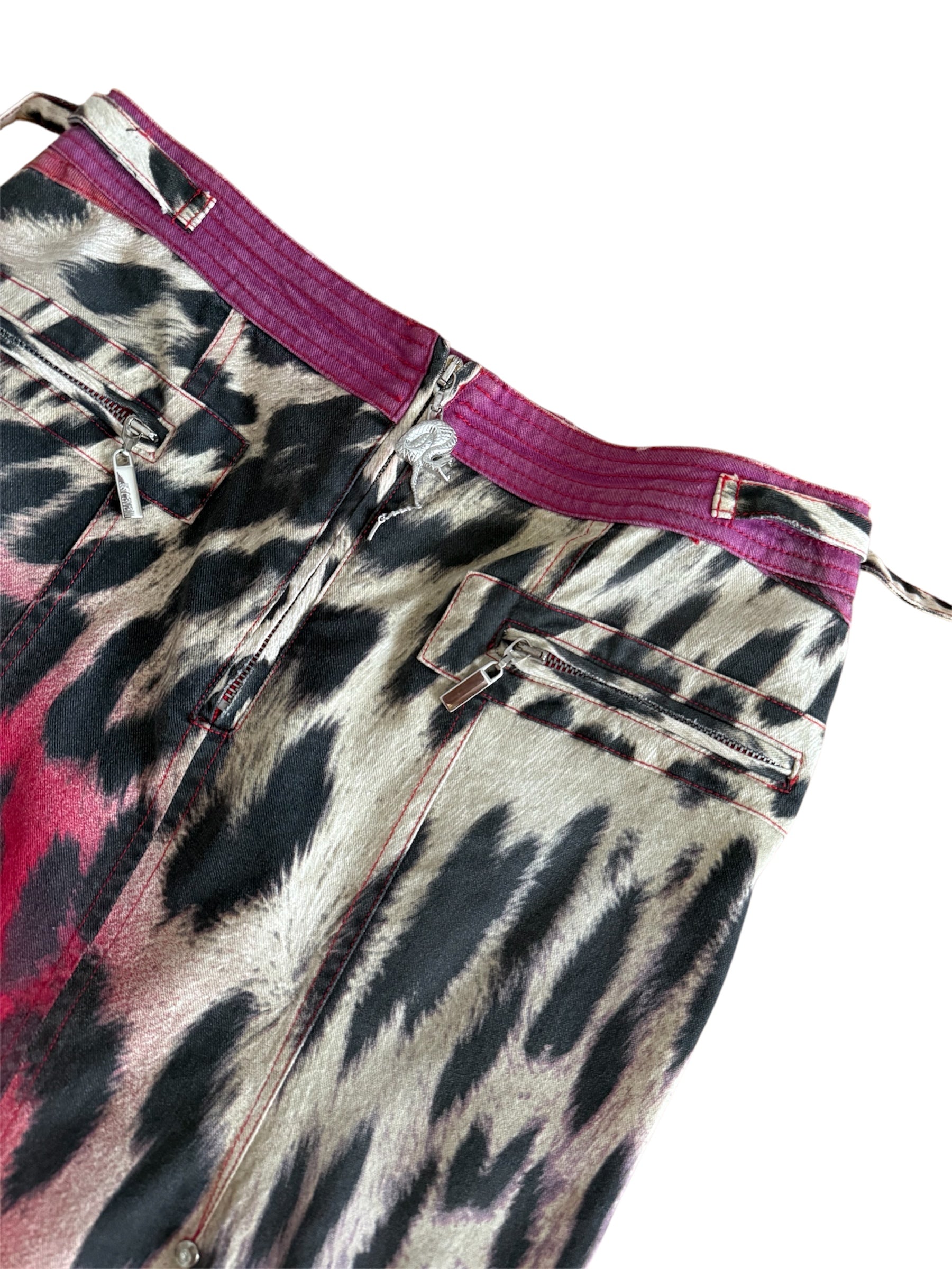 Just Cavalli F/W 2005 colorful leo skirt