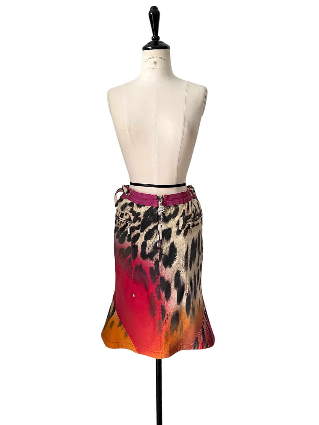 Just Cavalli F/W 2005 colorful leo skirt
