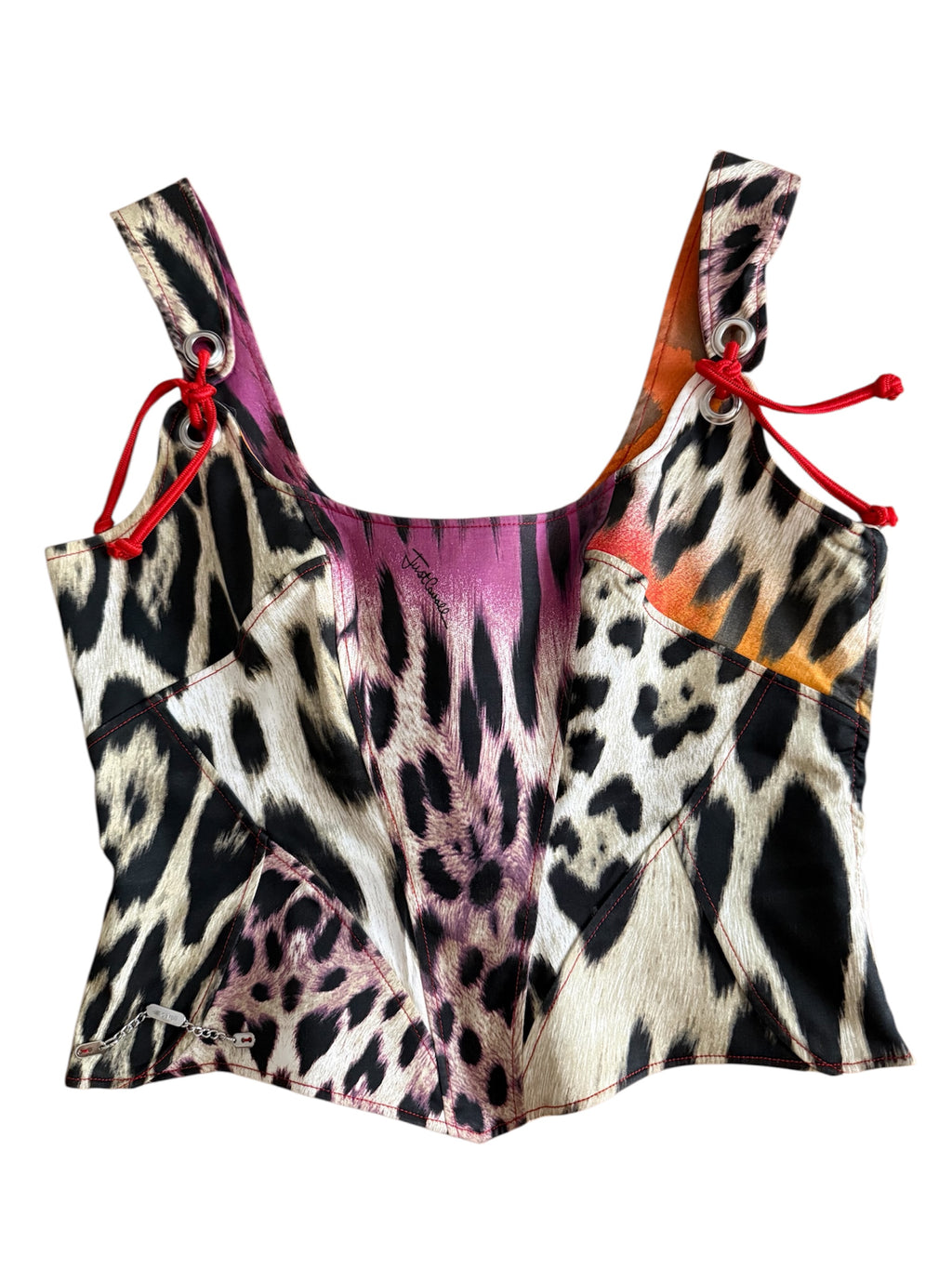 Just Cavalli F/W 2005 Leo colorful Bustier
