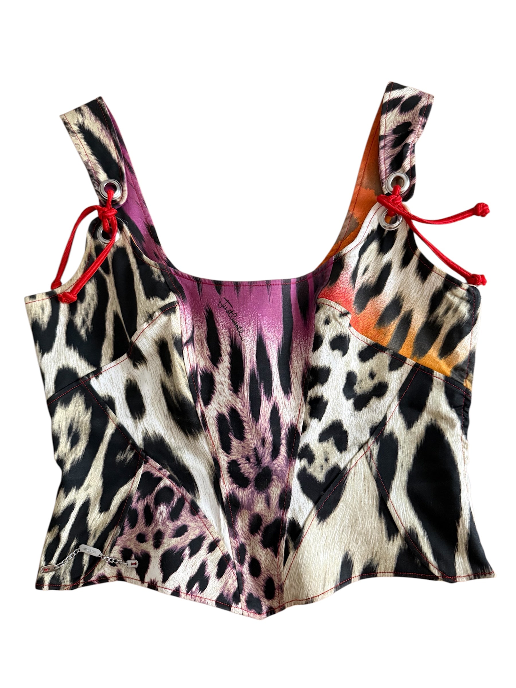 Just Cavalli F/W 2005 Leo colorful Bustier