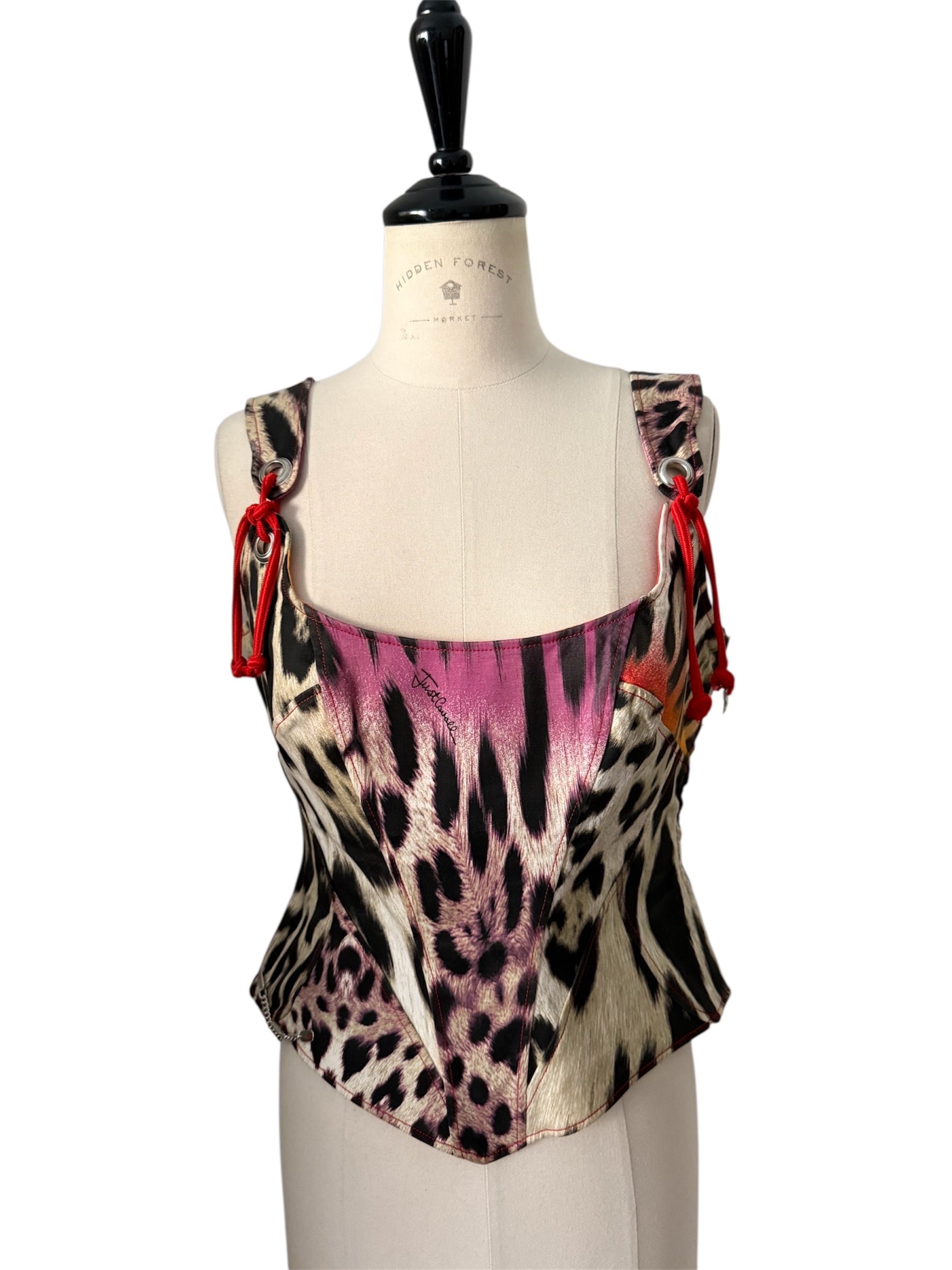 Just Cavalli F/W 2005 Leo colorful Bustier