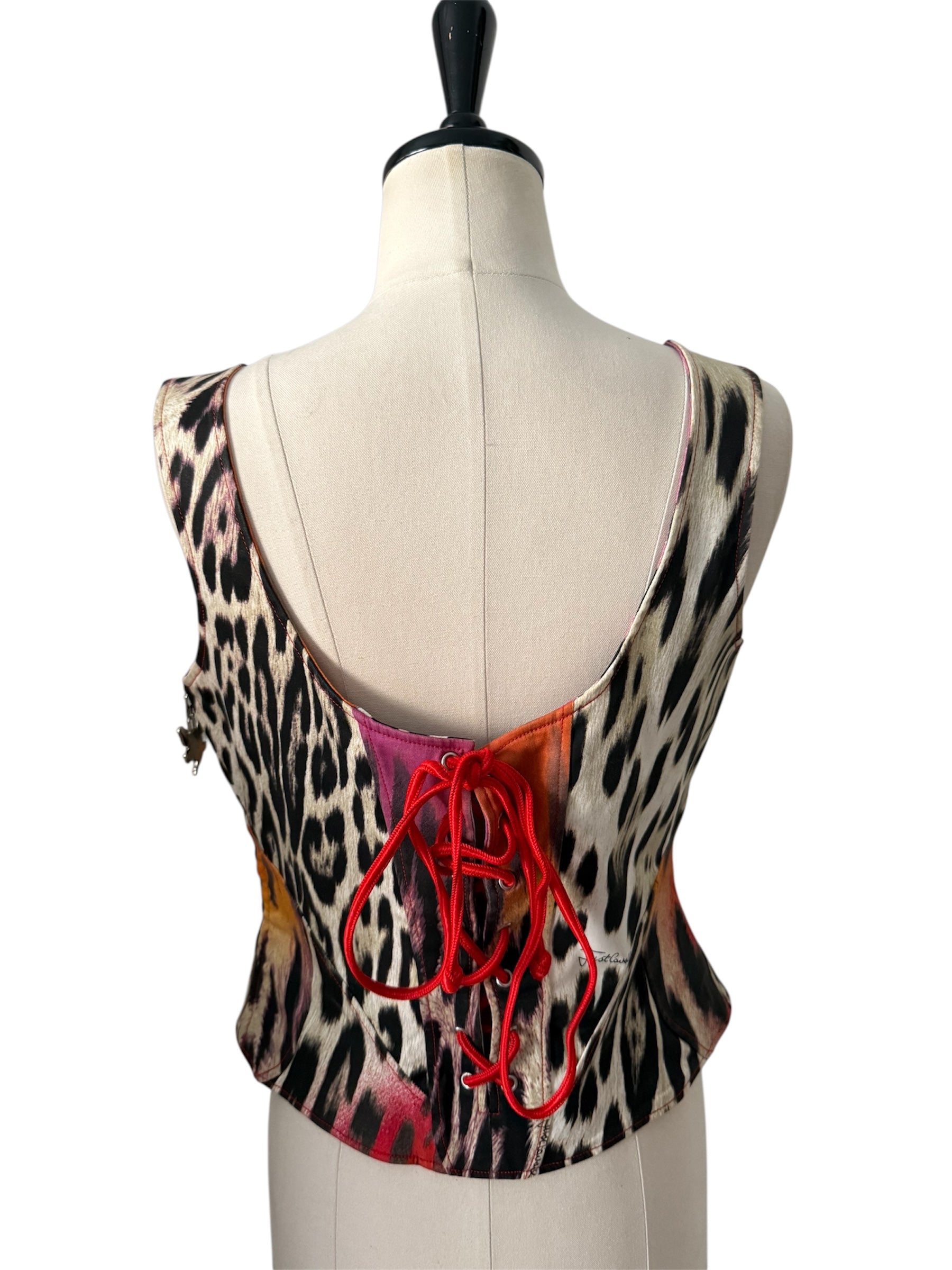 Just Cavalli F/W 2005 Leo colorful Bustier