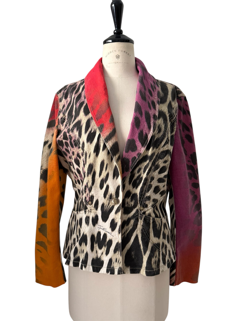 Just Cavalli F/W 2005 leopard colorful jacket