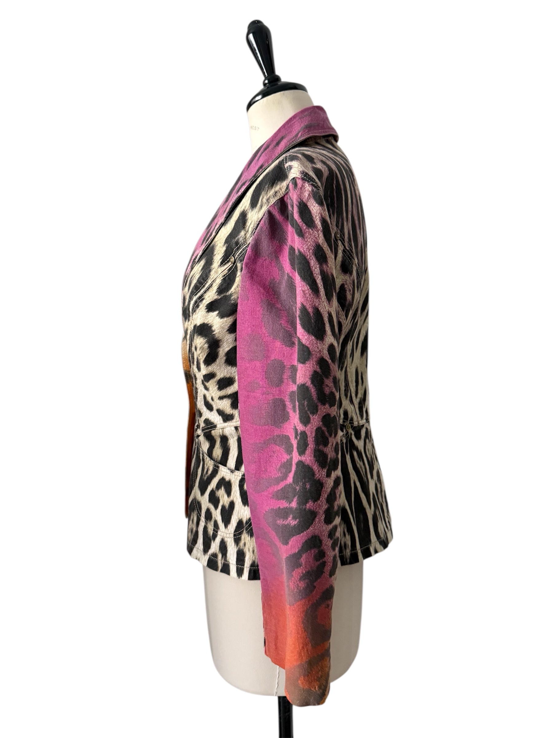 Just Cavalli F/W 2005 leopard colorful jacket